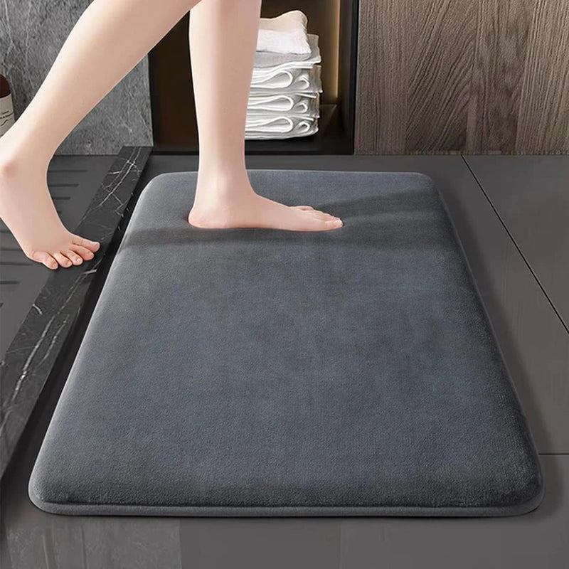 Super Absorbent Floor Mat, Super Absorbent Bath Mat, Super anti Slip Coral Velvet Bathroom Floor Mat, Door Mat